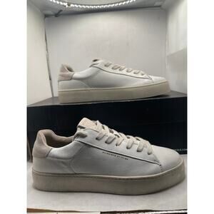 ALLSAINTS SHANA LOW TOP LEATHER SNEAKERS Size 8